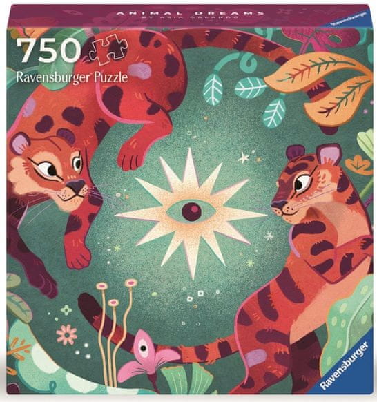 Ravensburger Puzzle Art & Soul: Zvířecí sny 750 dílků